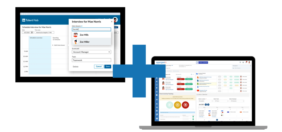 Linkedin talent hub and appogee hr
